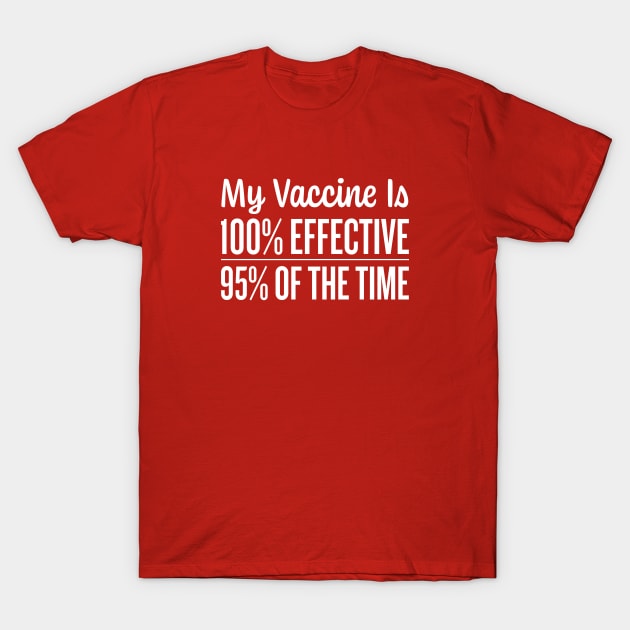 100% Effective T-Shirt by Wright Art